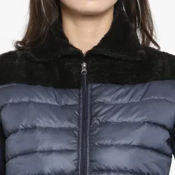 Belle Fille Navy Quilted Jacket image 5
