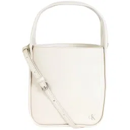 CALVIN KLEIN Europe Beige Solid Handbag image 1
