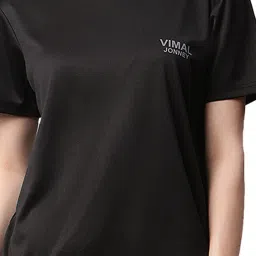 Vimal Jonney Multicolored Slim Fit T-Shirt (Pack Of 2) image 4