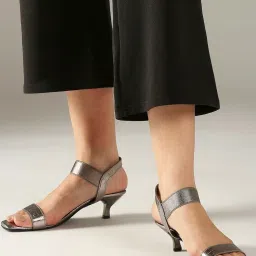 Inc.5 Women's Pewter Ankle Strap Sandals image 1