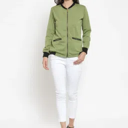 Belle Fille Olive Regular Fit Jacket image 4