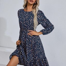 Stylecast X Kotty Women Polka Dots Print Fit & Flare Dress-picture-14