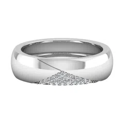 SHINE ETERNAL Lab Grown Diamond 18k (750) White Gold Ring for Men image 1