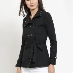 Belle Fille Black Regular Fit Jacket image 3