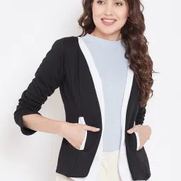 Belle Fille Black & White Regular Fit Jacket image 1