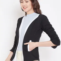 Belle Fille Black & White Regular Fit Jacket image 3