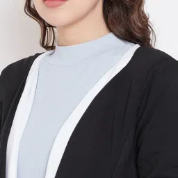 Belle Fille Black & White Regular Fit Jacket image 5