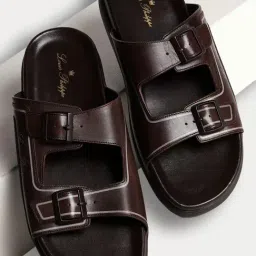 Louis Philippe Men's Brown Casual Sandals-picture-25