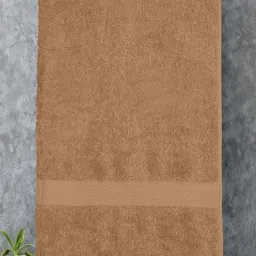 Haus & Kinder Self Coffee & Olive 500 GSM Cotton Bath Towel - Set of 2 image 2