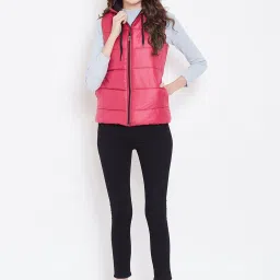 Belle Fille Fuchsia Quilted Jacket image 4