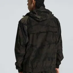 Puma Black Relaxed Fit Printed Sports Jacket image 2