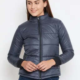 Belle Fille Navy Quilted Jacket image 1