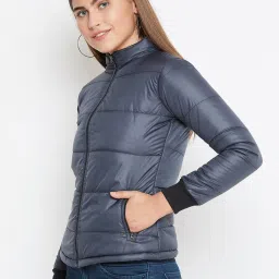 Belle Fille Navy Quilted Jacket image 3