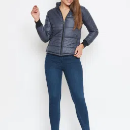 Belle Fille Navy Quilted Jacket image 4