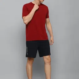 Louis Philippe Black Slim Fit Printed Shorts image 5