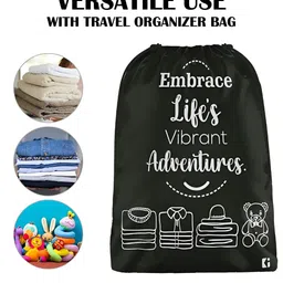 Aura Black Set of 6 Water Resistant Multi-Utility Organisers image 5