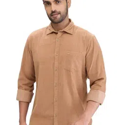 Park Avenue Brown Slim Fit Shirt-picture-10