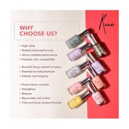 Rome Set of 5 Strong & Healthy Nail Enamel image 2