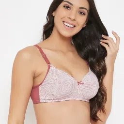Clovia Pink Non Wired Padded T-Shirt Bra image 3