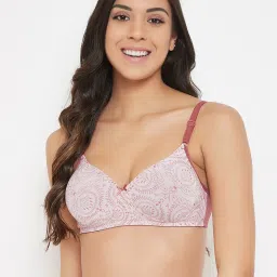 Clovia Pink Non Wired Padded T-Shirt Bra image 4