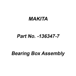 Makita Bearing Box Assembly Suitable for GA035G, Part No 136347-7-picture-40