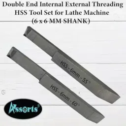 Assorts Double End External & Threading Tool Set High Speed Steel M2 10x10 mm Shank image 3