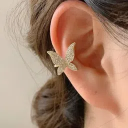 Estailo fashion Silver Plated Artificial Stones Studded Quirky Studs image 2