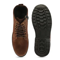The Roadster Lifestyle Co Men Lace-Up Casual Mid-Top Regular Boots image 2