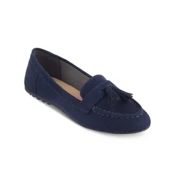 Tresmode Jonum Blue Women Dress Tassel Loafers-picture-19