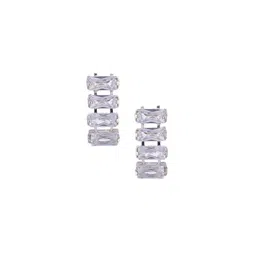 Anouk Silver Plated Cubic Zirconia Studded Jewellery Set image 2