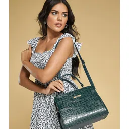 Fargo Women Green Hand-held Bag 5 L-image-54