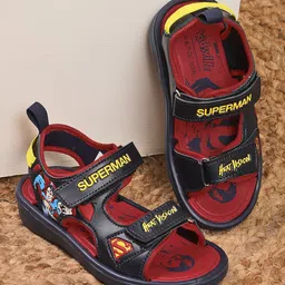 Kidsville DC Comics Featuring Superman Sandals - Navy Blue-picture-35