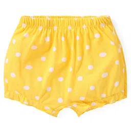 Babyhug 100% Cotton Knit Bloomers with Polka Dots & Floral Print  Pack of 3 - Multicolour image 2
