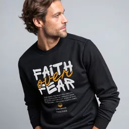 Moda Rapido Men Printed Cotton Pullover Sweatshirt image 5