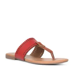 Bata Women's Red Thongs-image-0