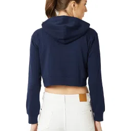 Miss Chase Navy Full Sleeves Hoodie image 2