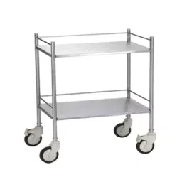 Rm Social Full SS Instrument Trolley 2 Shelves RM016-picture-29