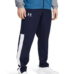 Under Armour Navy Loose Fit Sports Trackpants image 1