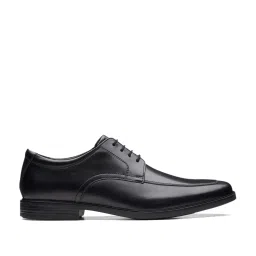 Clarks Men's Howard Apron Black Derby Shoes image 1