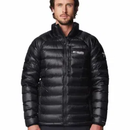 Columbia Black Slim Fit Puffer Jacket image 1