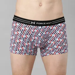 Force NXT Multicolored Cotton Regular Fit Printed Trunks image 1