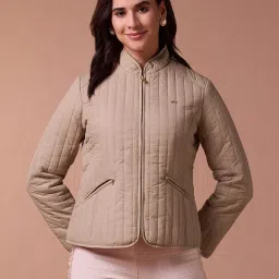 U.S. Polo Assn. Beige Regular Fit Puffer Jacket image 1