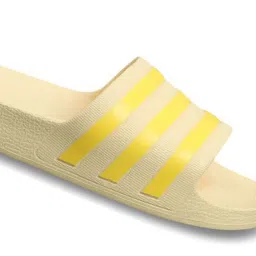 Adidas Women's Adilette Aqua Yellow Casual Sandals image 4