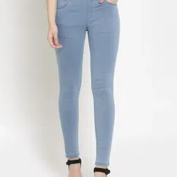 Global Republic Light Blue Slim Fit Jeggings-image-80