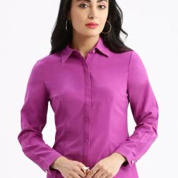 showoffff SHOWOFF Purple Slim Fit Shirt-picture-16
