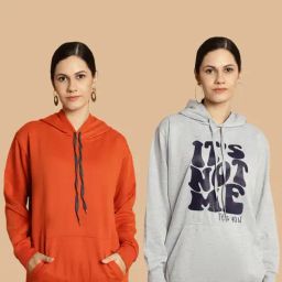 Vimal Jonney Rust & Grey Printed Sweatshirt - Pack Of 2-picture-49