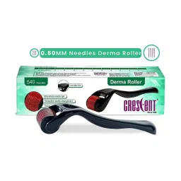 Crescent Derma Roller .50 mm 540 Needles For face, Skin Rejuvenate, Hair & Beard Growth image 1