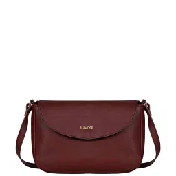 Saint G Brown Solid Small Sling Handbag image 1