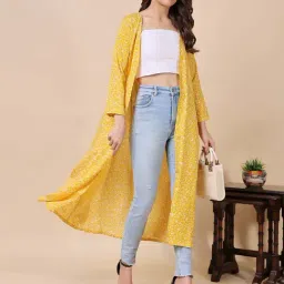 Cation Yellow Printed Shrug image 3
