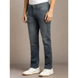 Louis Philippe Navy Slim Fit Jeans image 3